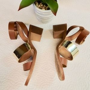 Zara Trafaluc Strappy Sandal Heels